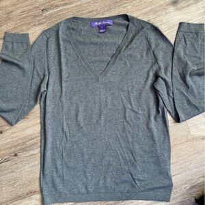 Ralph Lauren Heather Gray Knitwear
